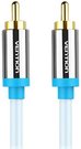 Vention RCA Audio Cable 1m VAB-R09-B100 Black Metal