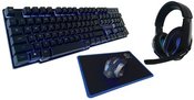 Rebeltec Gaming kit:keyboard+mous +pad+headphone