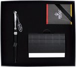 Rinkinys parkeris Jennings black +dėklas vizitinėms PRW92P REGAL