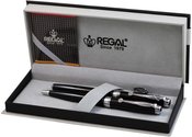 Rinkinys parkeris+rašiklis "Jennings" juodas RE92PD REGAL