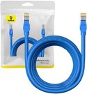 Baseus Round Cable Ethernet RJ45, Cat.6, 5m (blue)