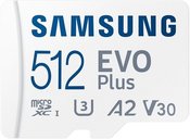 Samsung | microSD Card | EVO Plus | 512 GB | microSDXC | Flash memory class 10