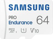 Samsung PRO Endurance MB-MJ64KA/EU 64 GB, MicroSD Memory Card, Flash memory class U1, V10, Class 10, SD adapter
