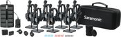 Saramonic WiTalk9 WT7S 7-Person Full-Deplex 1.9GHz Wireless Headset Intercom System w/ carry case