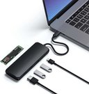 Satechi USB-C Hybrid Multiport Adapter with SSD Enclosure black