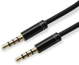 Sbox AUX Cable 3.5mm to 3.5mm blackberry black 3535-1.5B
