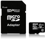 SILICON POWER 32GB, MICRO SDHC UHS-I, SDR 50 mode, Class 10, with SD adapter