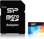 Silicon Power memory card microSDHC 32GB Superior Pro Color U3 + adapter