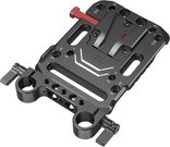 SMALLRIG 3016 BATTERY PLATE V-MOUNT W ROD CLAMP