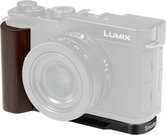 SmallRig 5942 L-Shaped Mount Plate with Wooden Handle for Panasonic LUMIX L10 Black