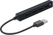 Speedlink USB hub Snappy Slim 4-port (SL-140000-BK)