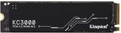 SSD|KINGSTON|KC3000|1TB|M.2|NVMe|3D TLC|Write speed 6000 MBytes/sec|Read speed 7000 MBytes/sec|TBW 800 TB|MTBF 1800000 hours|SKC3000S/1024G