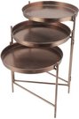 Staliukų komplektas vazonams 3 vnt. bronzos sp. 113x35x57,5 cm 110662