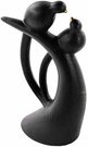Statulėlė Paukšteliai keramikinė juodos spalvos 22x12 cm 32193