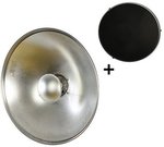 StudioKing Beauty Dish Silver SK-BD550 55 cm with Honeycomb Grid