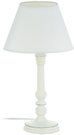 Šviestuvas stalinis su gaubtu baltas D20xH36 cm Atmosphera 121560