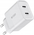 Tech-Protect charger C20W 2xUSB-C, white