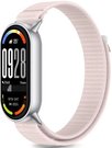 Tech-Protect watch strap Nylon Stripe Xiaomi Smart Band 8/9/10, pink/grey