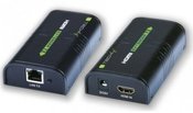 Techly Extender/HDMI splitter after cable Cat.5e/6/6a/7 up to 120m, over IP, black