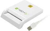 Techly smart card reader USB 2.0, white