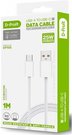 D-Fruit cable USB-A - USB-C 1m, white (DF105)