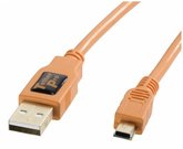 Tether Tools TetherPro USB 2.0 A/MiniB 5 Pin 4,6m orange