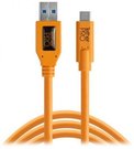 TetherPro 4.6m kabelis USB 3.0 to USB-C Orange CUC3215
