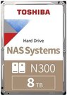 Toshiba HDD NAS N300 3.5" 8TB / 7.2k / SATA / 512MB / Reliability: 24x7, 180TB per year, 1.2M hours / 3Y Warranty | Toshiba