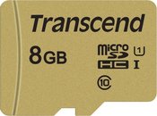 TRANSCEND GOLD 500S MICROSD W/ADP (V30) R95/W60 8GB