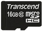 Transcend MicroSDHC card 16GB Class 10