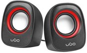 UGo Computer Speakers 2.0 Tamu S100 red