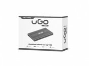 UGo External HDD Enclosure 2,5'' USB 2.0 Aluminium