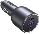 UGREEN 130W 3-Port Fast Car Char gray