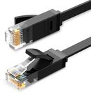 UGREEN Ethernet RJ45 Flat Network Cable, Cat.6, UTP, 3m (Black)