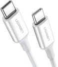 UGREEN US264 Type C to Type C Cable, 60W, 2m (white)