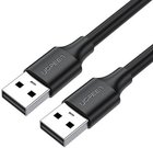 USB 2.0 M-M UGREEN cable US102, 1.5m (black)