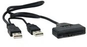 USB 2.0 Type-A - SATA 7+15Pin adapteris