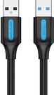 USB 3.0 cable Vention CONBG 1.5m Black PVC