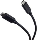 USB-C cable (USB 3.2 generation 2x2, 5A, 20Gbit/s ) black, 1m