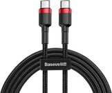 USB-C PD Baseus Cable Cafule PD 2.0 QC 3.0 60W 1m (black and red)