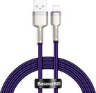 USB cable for Lightning Baseus Cafule, 2.4A, 1m (purple)