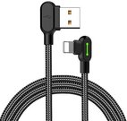 Mcdodo USB to Lightning cable, CA-4679, angled, 3m (black)