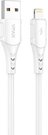 USB to Lightning cable Vipfan Colorful X12, 3A, 1m (white)