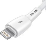 USB to Lightning cable Vipfan Racing X05, 3A, 2m (white)