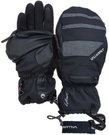 VALLERRET SKADI ZIPPER MITT LRS: BLACK L