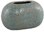 Vaza keramikinė mėlynos spalvos 22x12x13 cm Elvery PTMD 105738