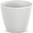 Vazonas 0.9 L D130*H108 mm baltas SPLOFY-ECO Prosperplast