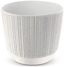 Vazonas D126*H108 mm 1 L baltas RYFO ECO WOOD Prosperplast