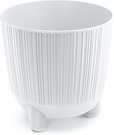 Vazonas su kojelėmis 1.6 L D145*H145 mm baltas RYFO N Prosperplast