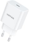 Vipfan E04 network charger, USB-C, 20W, QC 3.0 (white)